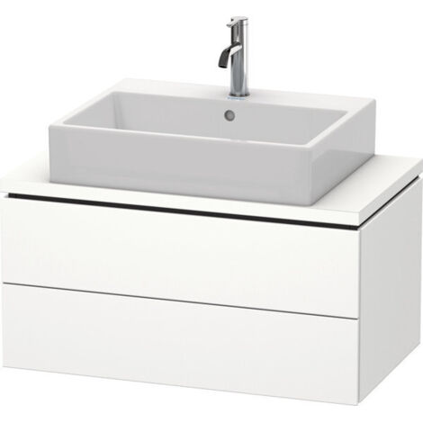 L-CUBE mobile consolle basso 400x820x477mm bianco opaco (1/5)