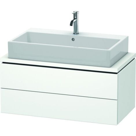 L-CUBE mobile consolle basso 400x920x477mm bianco opaco (1/5)