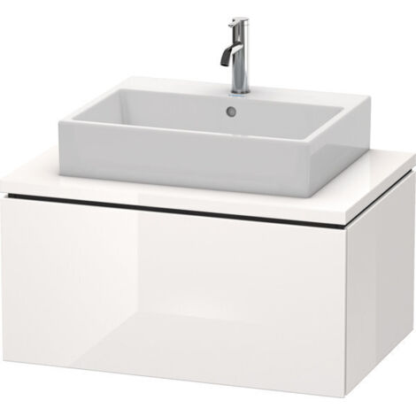 L-CUBE mobile consolle basso 400x820x547mm bianco lucido (1/5)