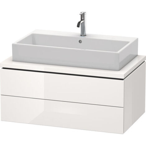 Consolle bassa L-CUBE 400x920x547mm bianco lucido mancanza (1/2)