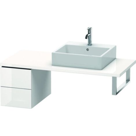 L-CUBE mobile consolle basso 400x320x547mm bianco lucido (1/5)