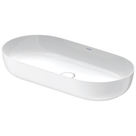 Lavabo da appoggio LUV senza troppopieno B 800x400mm o foro bianco sd-ma (1/4)