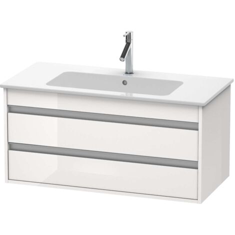 KETHO mobile lavabo 480x1000x475mm bianco lucido (1/3)