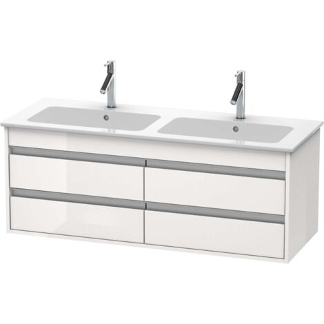 KETHO mobile lavabo 480x1270x475mm bianco lucido (1/2)