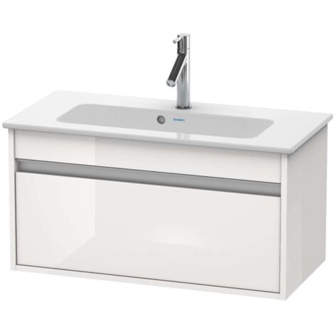 KETHO COMPACT mobile lavabo 410x800x385mm bianco lucido (1/2)