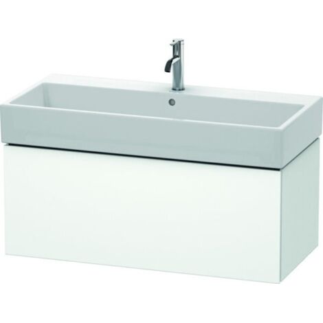 L-CUBE mobile lavabo 394x984x459mm bianco opaco (1/5)