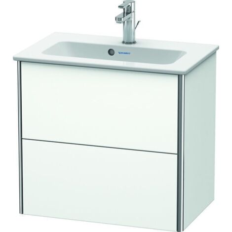 Duravit XSQUARE COMPACT mobile lavabo 560x610x388mm bianco opaco (1/3)