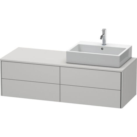 XSQUARE mobile lavabo 400x1400x548m con illuminazione nordic white re (1/2)