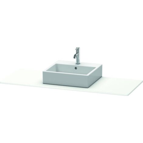 Consolle Duravit XSQUARE 16x1400x550mm con foro centrale bianco opaco (1/3)