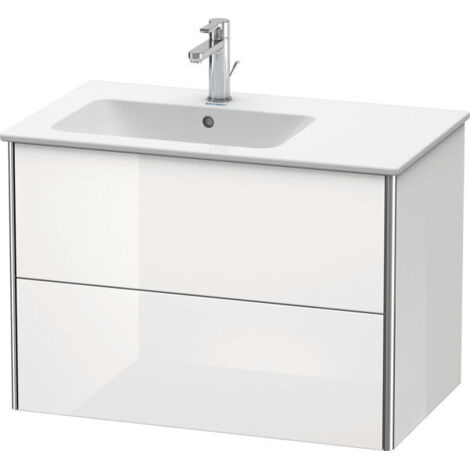 XSQUARE mobile lavabo 560x810x478m con mancanza luce bianca lucida (1/3)
