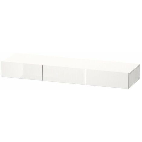 DURASTYLE mensola cassetto 440x1500x150mm betongris opaco / bianco opaco
