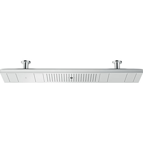 Soffione 1200 x 300 4 getti senza illuminazione cromata (1/5)