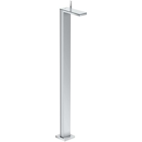 con lavabo da incasso a terra, piletta push-open cromata / specchio (1/4)