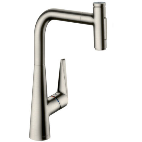 con doccetta da cucina 300, con doccetta estraibile 2 getti, sBox inox look (1/5)