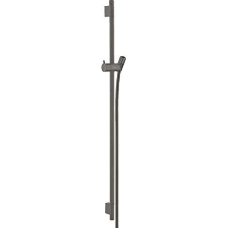 Hansgrohe Unica'S - Asta saliscendi  90 cm con flessibile doccia, cromo nero spazzolato 28631340