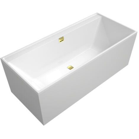 Collaro, Vasche rettangolari, 800 x 470 mm, Rettangolare, Duo, Oro