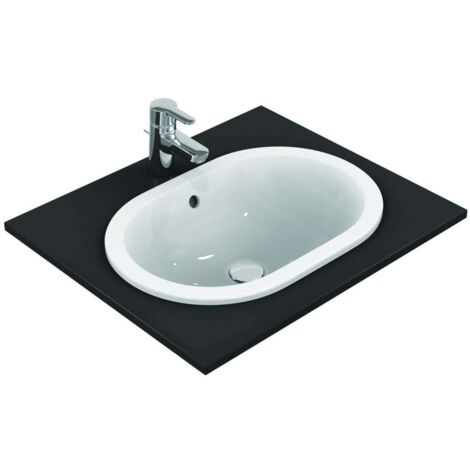 CONNECT lavabo incasso ovale 550mm bianco