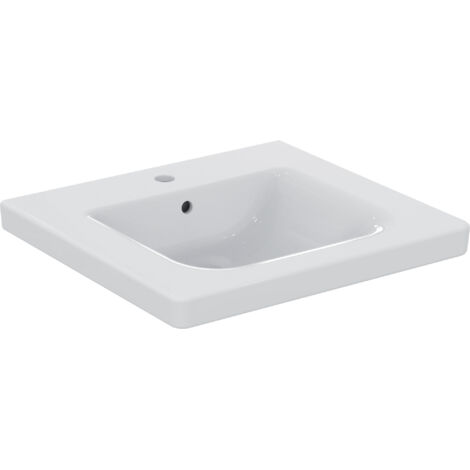 Lavabo CONNECT FREEDOM accessibile ai disabili 600 x 555 x 165 mm bianco IDEAL STANDARD (1/5)
