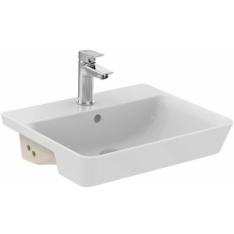 Lavabo semincasso CONNECT AIR CUBE 500 x 450 x 160 mm bianco IDEAL STANDARD