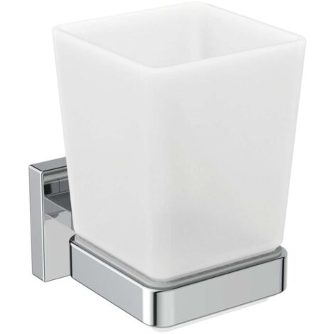 Bicchiere IOM SQUARE cromato IDEAL STANDARD (1/4)