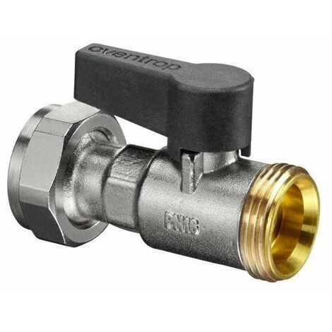 VALVOLA A SFERA. DN20, GUARNIZIONE PIANA, 3/4 M x 3/4 DADO