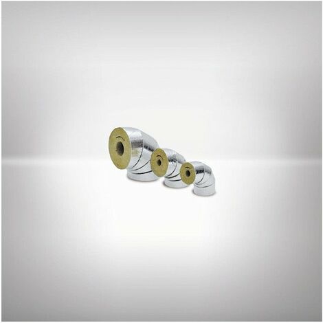 Gomito armacell in lana di roccia, alluminio DSD 20mm 18mm (per 18)