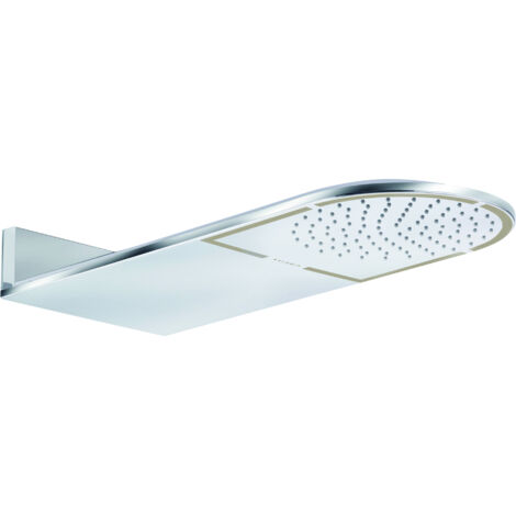 Soffione doccia in metallo A-qa 250 mm 1 getto montaggio a parete (1/3)