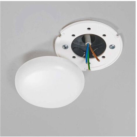 Scatola di giunzione a soffitto bianca piatta, rotonda 100 x 22 mm (1/5)