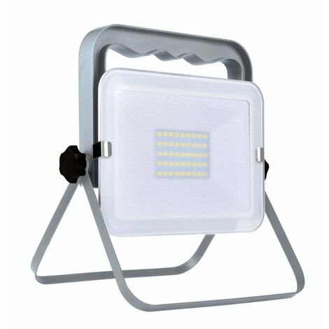 Mirano LED proiettore a piedi 30w argento-bianco (1/3)