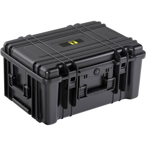 Custodia in plastica DinoPlus L440XL600XH285mm ABS 2 maniglie estraibili. Manico telescopico rulli neri 47,4l (1/5)