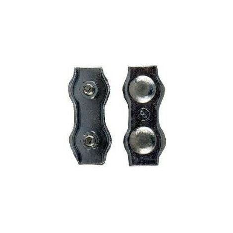 NOOR serraggio Rails, 19 x 1,5 cm, Grigio, Confezione da 25
