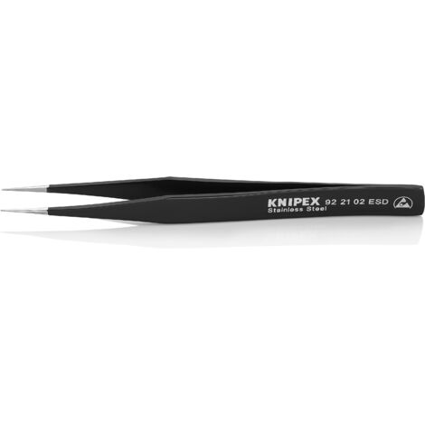 KNIPEX 92 21 02 ESD Pinzetta universale ESD  128 mm
