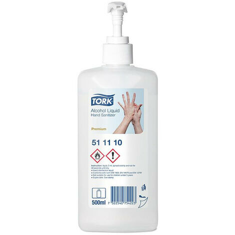 vsafety 43073 ax-r obbligatoria Generale, Plastica rigida, paesaggio, USA disinfettante per le mani, 300 mm x 100 mm, colore: blu