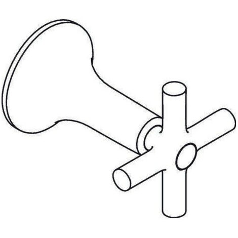 Maniglia 37293000 AX Terrano cromo HANSGROHE (1/4)