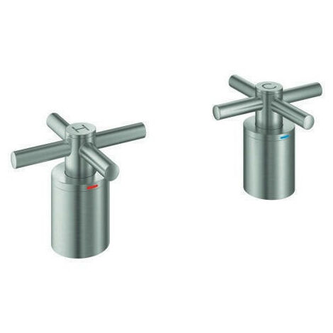 GROHE Atrio 18033 2 STK maniglia a croce acciaio (1/4)