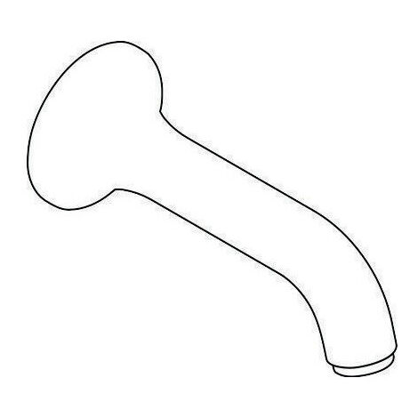 Axor Terrano bocca da parete cromata 150mm (1/2)