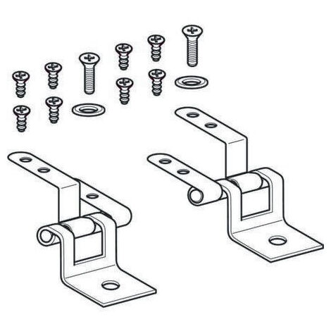 CERNIERE PIANA SPINA FISSA 30x20 mm ACCIAIO INOX 2 PEZZI