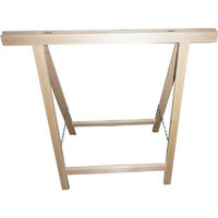 Cavalletto in legno pieghevole 75x75cm. pieghevole. universale