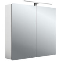 Specchiera LED mee AP 800mm. 2 porte