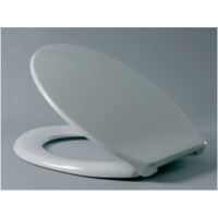 Gridando la piscina Hamberger WC attiva con dado in acciaio inossidabile Fastfix B0302Y bianco
