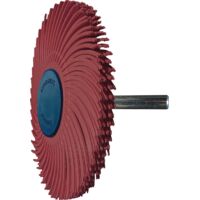 Disque brosse radiale Sunburst D.76mm K.220 Rouge 10000min TYROLIT