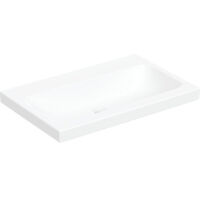 Geberit Aufsatzwaschtisch iCon Light 750x480mm o HL ohne Überlauf weiß KT