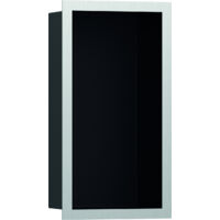 hansgrohe XtraStoris Individual Niche murale noir mat avec cadre