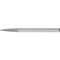 Fresa piccola forma K SPG D.3mm testa-L.13mm gambo-D.3mm HM zincato 3 Plus PFERD