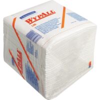 Panno WYPALL L 40 7471 L305xW318 circa mm bianco 1 velo, piegato in quarto