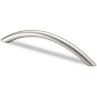 Maniglia per mobili Nicia acciaio nichelato opaco 96 mm Ø 10 mm HETTICH