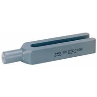 Morsetto a forcella DIN 6315C asolato-L.33mm L.315mm per vite di fissaggio M30 AMF