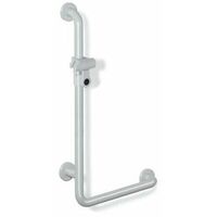 SERIE 801 supporto angolare maniglia perpendicolare 1250mm con supporto doccia grigio roccia