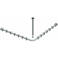 Asta per tenda doccia PLAN per doccia quadrata 800 x 800 mm cromato KEUCO