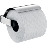 Portarotolo Emco LOFT con coperchio cromato